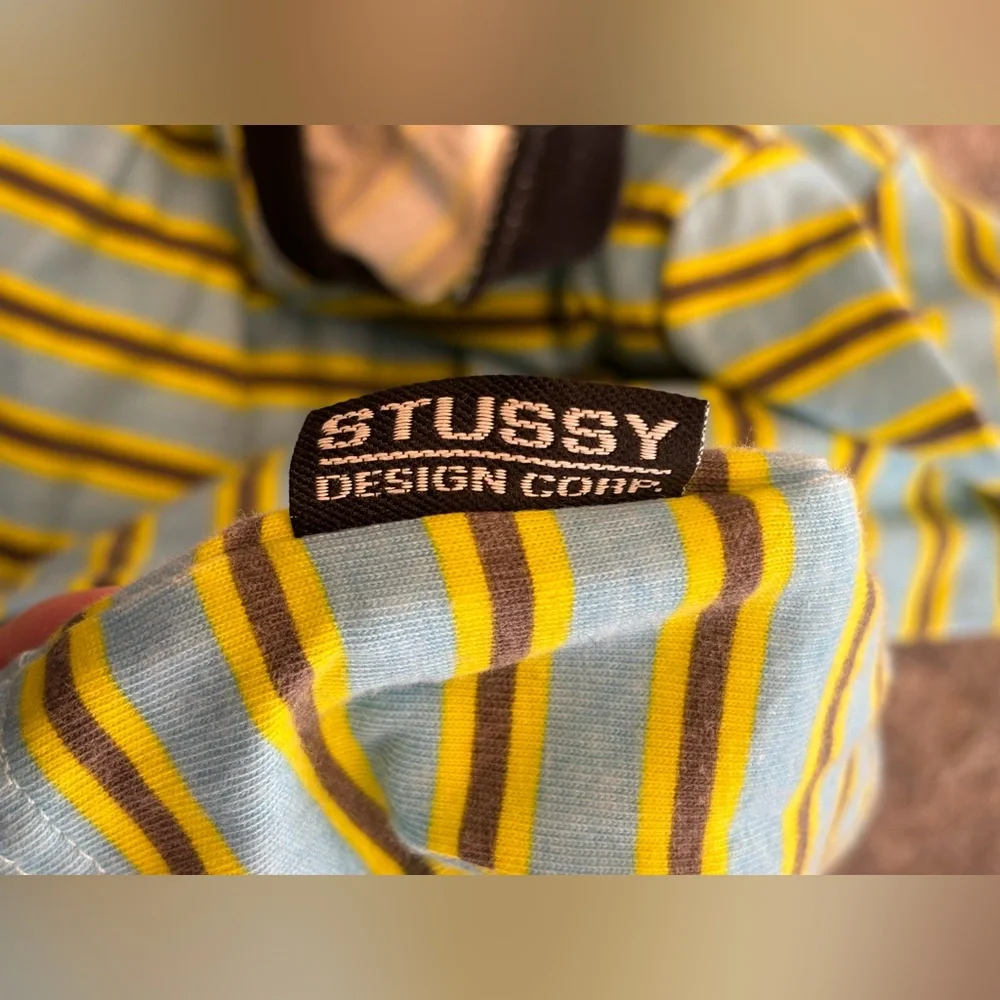 Stussy | Long Sleeve Striped‎ Blue & Green | Women’s Size Small